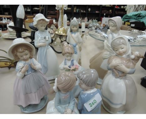 A selection of Nao figurines