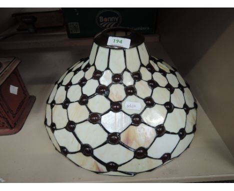 A Tiffany style lamp shade
