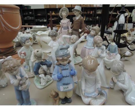 A selection of Nao figurines A/F