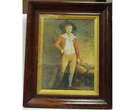 Interior Design - A bold 19th century rosewood frame housing a decorative early cricket print
