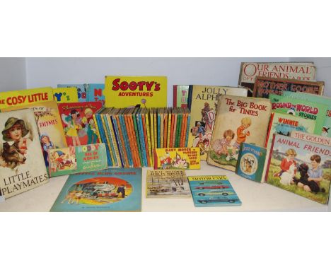 Children's books - 35 Ladybird books including The Builder, The Fireman, The Soldier, Puppies &amp; Kittens, The Party etc; M
