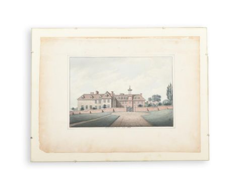 ENGLISH SCHOOL (19TH CENTURY) FOURTEEN VIEWS OF BATTLESDEN, BEDFORDSHIRE Ink and watercolour Each approx. 33.5 x 46cm (14)   