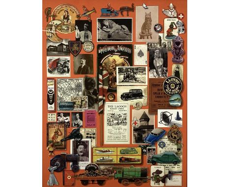 Richard Drew, known as Zacron (British, 1943-2012) silkscreen print - Memento of Childhood, signed and numbered 4/50, image 8