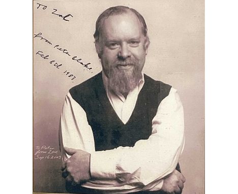 Peter Blake interest: Photographic print - 'To Peter From Zac Sep 16th 2003' image 18 x 16cm