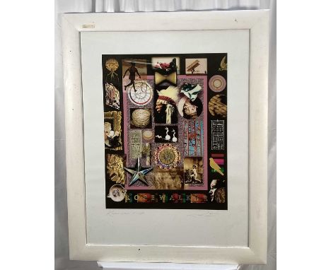 Richard Drew, known as Zacron (British, 1943-2012) Archival fine art print, Ropewalker, signed and numbered 2/500, image 63 x