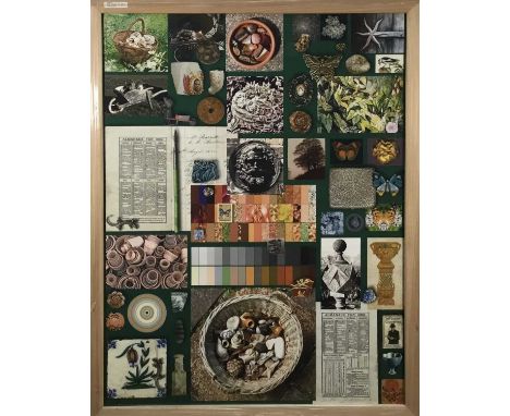 Richard Drew, known as Zacron (British, 1943-2012) silkscreen print - Garden Almanack, signed and numbered 2/50, image 86 x 6