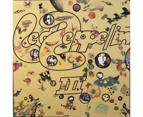 Richard Drew, known as Zacron (British, 1943-2012) silkscreen print - Led Zeppelin III album cover, signed and inscribed 'Art