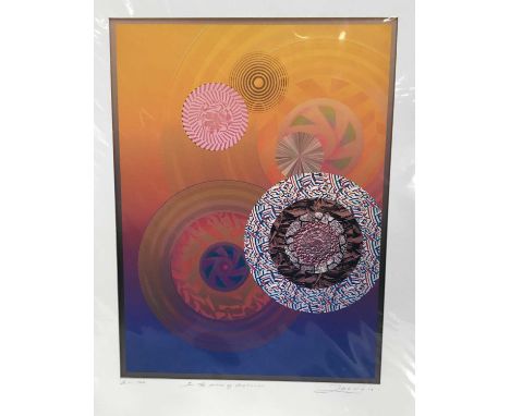 Richard Drew, known as Zacron (British, 1943-2012) print, In the Arms of Arcturus, signed on mount, inscribed and numbered 2/