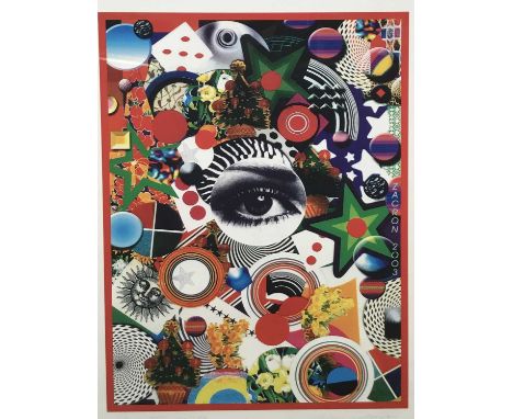 Richard Drew, known as Zacron (British, 1943-2012) archival print, Hypnotic, signed and numbered 10/250, image 74 x 55cm, gla