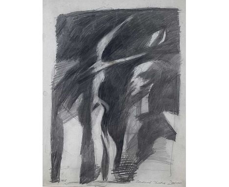 Richard Drew, known as Zacron (British, 1943-2012) mixed media - Apparition, 1996, 23 x 21cm, signed, together with two furth