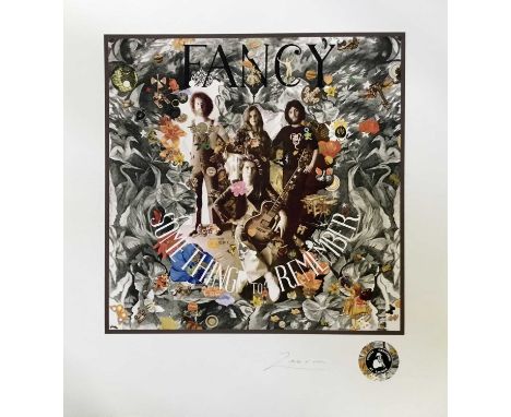 Richard Drew, known as Zacron (British, 1943-2012), archival print,silkscreen print - Fancy album cover 'Something to Remembe