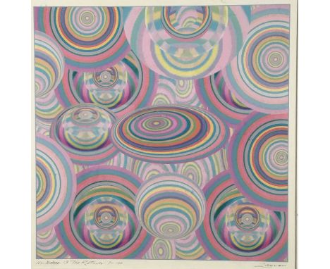 Richard Drew, known as Zacron (British, 1943-2012) Archival print, Universe 13, the return, signed inscribed and numbered 1/1