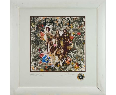 Richard Drew, known as Zacron (British, 1943-2012) silkscreen print - Fancy album cover 'Something to Remember', signed and i
