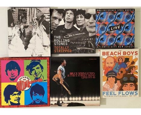 CLASSIC ROCK - CD BOX SETS. A superb selection of 18 classic rock CD box sets. Artists/ titles include Bruce Springsteen inc 