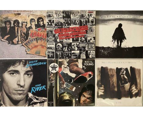 POP/ CLASSIC/ FOLK - ROCK LP COLLECTION. A lovely collection of 33 rock &amp; pop LPs. Artists/ titles include Neil Young inc