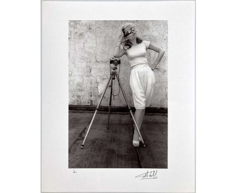 A high-quality photo print depicting Debbie Harry, taken by photographer Martyn Goddard in 1978. The photo depicts Debbie Har