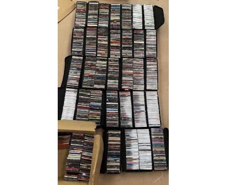 CD COLLECTION. An impressive collection of around 1300 x CDs, including lovely zip-lock CD cases. Artists include Metallica, 