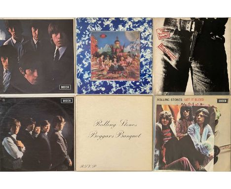 THE ROLLING STONES - LP COLLECTION (PLUS BOB DYLAN AND OTHERS). Great collection of 13 x LPs plus 3 x EPs focusing on the Sto