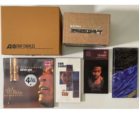 CD BOX SETS - SOUL. Soulful collection of 9 x Box Sets. Titles / Artists include Stevie Wonder - At the Close of a Century (S