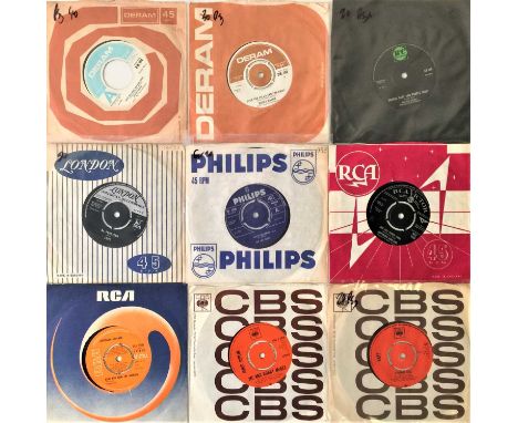 60s PSYCH/ GARAGE 7" PACK. A rockin' pack of 9 7" singles. Artists/ titles include Barry Mason inc Over The Hills And Far Awa