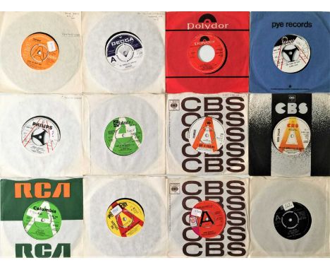 1970/ 71 - 7" DEMOS COLLECTION. A curious selection of around 44 7" singles, mostly demo pressings from 1970/ 71. Artists/ ti