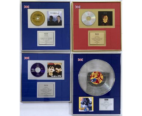 Four official BPI awards, presented either to Geoff Travis of Rough Trade fame, or Blanco Y Negro. Three CD awards (16 x 16")