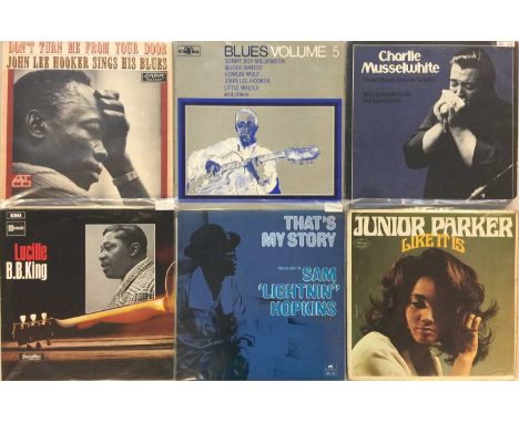 BLUES - LP COLLECTION. Electric collection of 49 x fantastic LPs. Artists/titles include John Lee Hooker - Don't Turn Me From