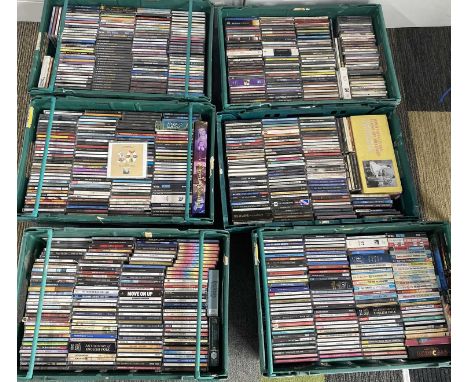 CD COLLECTION. A superb collection of around 720 x CDs. Artists include Joe Jackson, Eric Clapton, Ella Fitzgerald, Johnny Ca