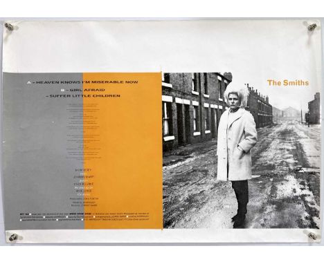 A rolled poster style proof print featuring the 12" sleeve design for The Smiths - Heaven Knows I'm Miserable Now. Measures 1