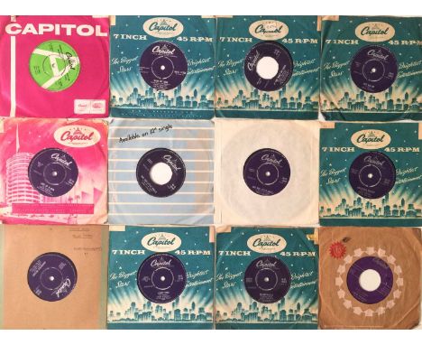 GENE VINCENT / CHUCK BERRY - 7" COLLECTION. Rockin' split collection from two Rock N Roll Legends consisting of around 50 x 7