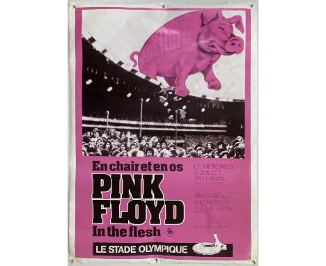 A collection of approx 11 rock posters. Artists include Pink Floyd, The Rolling Stones, Led Zepplin, Bob Marley, Brian Ferry,