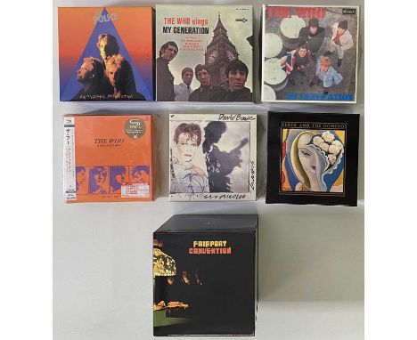 ROCK &amp; POP JAPANESE CDs (PLUS SEALED MOJO/ UNCUT CD COLLECTION). A curious selection of around 120 CDs + 7 Japanese CD se