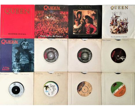 CLASSIC ROCK / METAL - 7" COLLECTION. Quality collection of around 105 x 7". Titles / Artists include Queen inc. Hammer To Fa