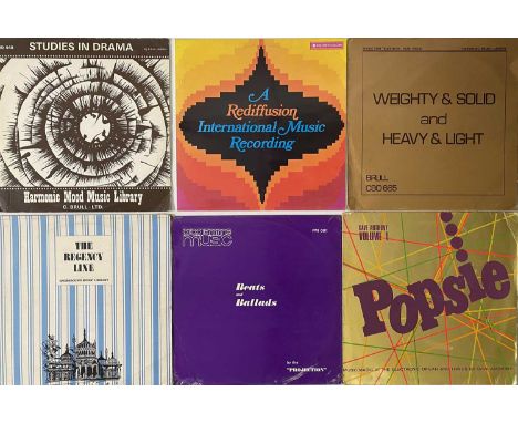 LIBRARY - LP COLLECTION. Great collection of around 58 x LPs. Titles / Artists / Labels include Harmonic Music Library - Weig