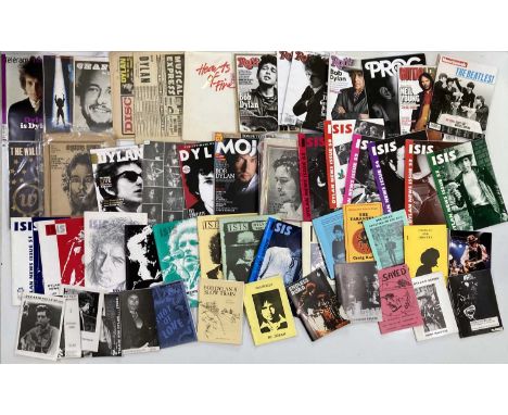 Bob Dylan magazines and fanzines inc Isis (14 issues), 21 assorted small / privately published zines / books, The Bridge (27 