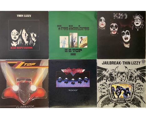 HEAVY ROCK/ METAL - LPs. A smashing selection of 28 heavy rock/ metal LPs. Artists/ titles include Kiss - S/T (CBC 4003), Thi