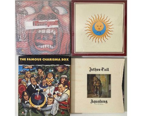 CLASSIC PROG - LP/ CD BOX SETS. A superb selection of 5 LP/ CD box sets. Artists/ titles include King Crimson inc Lizard (EZP