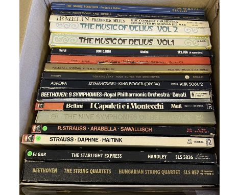 CLASSICAL - LP COLLECTION. Enjoy the rich textures of the orchestra with this collection of around 40 x LP Box Sets to includ