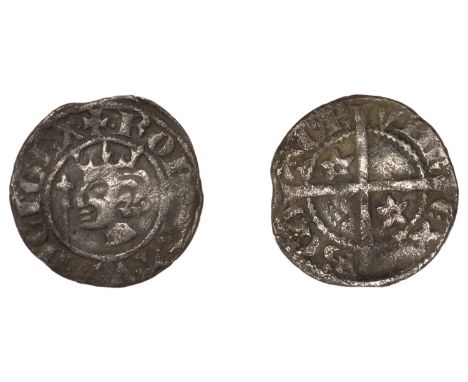 Robert the Bruce (1306-1329), Halfpenny, colon stops, 0.63g/9h (Holmes/Stewartby 3D [?]; SCBI 35, 22-3; B 1, fig. 227; S 5077