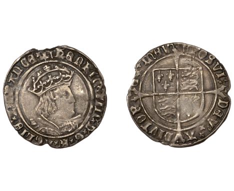 Henry VIII (1509-1547), Second coinage, Groat, Tower, mm. arrow, bust D, saltires in forks, 2.61g/3h (Whitton (viii); N 1797;
