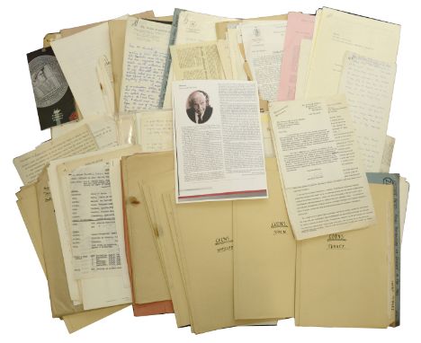 The numismatic archive of the late Graham Teasdill, comprising an extensive correspondence from 1954 to 2006, including ALS a