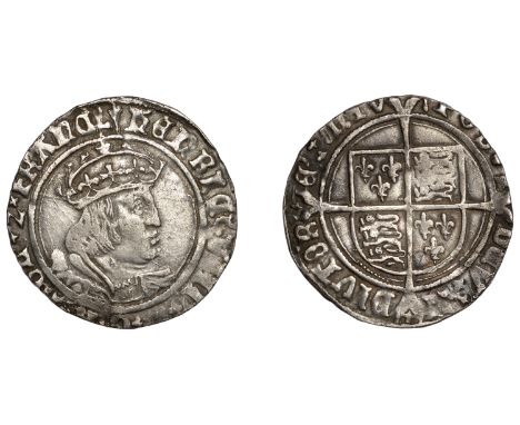 Henry VIII (1509-1547), Second coinage, Groat, Tower, mm. arrow, bust D, saltires in forks, 2.81g/3h (Whitton (viii); N 1797;