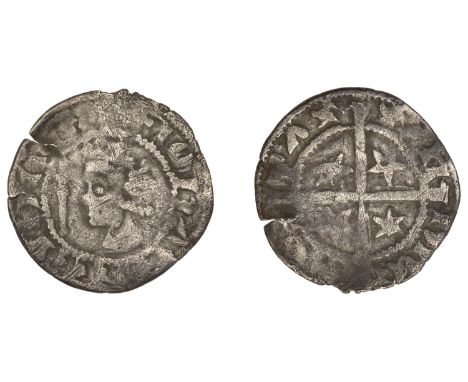 John Baliol (1292-1296), First coinage, Sterling, St Andrews, civitas sandre, two mullets of five, two stars of six points, 1