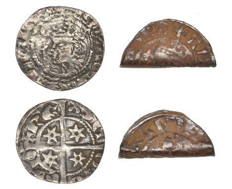 Miscellaneous, John Baliol, First coinage, Sterling, without mint name (probably Berwick), four mullets of six points, 1.07g/