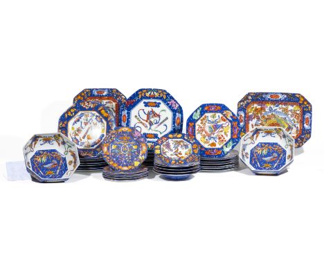 HERMES Paris.  Service de table 'Marqueterie' de Pierres d'Orient et d'OccidentDate de création: 1989Partie de service de tab