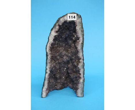 A large amethyst Geode.  31 cm high