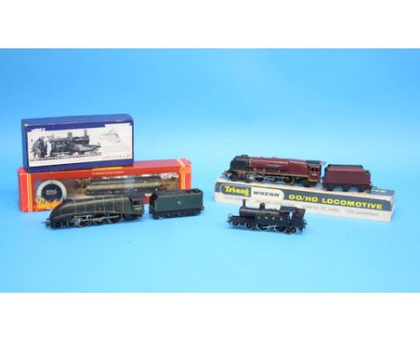 A Tri-ang Wrenn '00' gauge 2226 'City of London B.R.', a Hornby R. 328 B.R. Class 47 Diesel, 'Mammoth', a R 350 A4 loco 'Mall