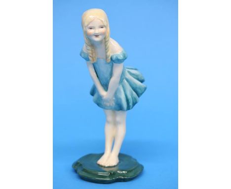 A Royal Worcester figure 'Sauce' modelled by Phoebe Stabler, puce mark, numbered 2881.  18 cm high