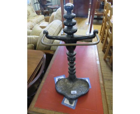 A Victorian style cast iron stick stand 