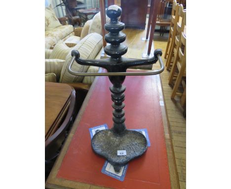 A Victorian style cast iron stick stand 